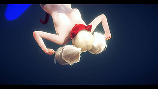 Persona 5 Hentai - Ann Takamari Fucked Twice and Footjob - Japanese Asian Manga Anime Film Game Porn