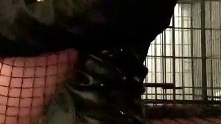 Large amateur cam woman uses two of her toys to masturbate