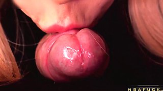 POV CLOSE UP Sensual Tongue MASSAGE your