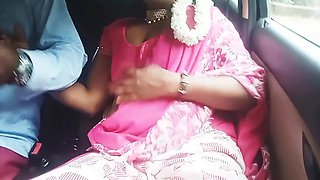 Sexy Saree Telugu Aunty Dirty Talks Car Sex With Auto Driver Part 2