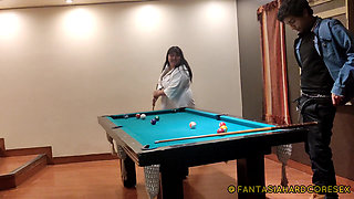 Giving My Best Friend Some Good Butt Massages After a Game of Pool