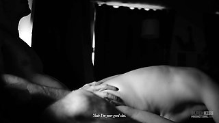 "I'm your whore, fuck my ass hard!"  - she Dirty Talks and impales her ass on my cock until orgasm (French with subtitles)