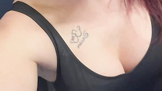 🇫🇷Babyfantasy83 - e mrs. dildo in the pool cabin, an unknown voyeur stares at me and joins me