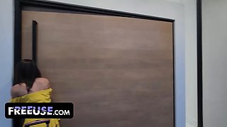Hot stepmommy bangs her sonny daily & shares his Big Cock with their airbnb roomie - freeuse
