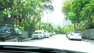 Big ass babe exposes her big boobs