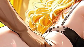 Married French Blonde MILF Seduced in Fitting Room - Ai Animation