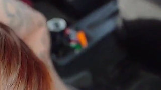 Picking up a Fellow Traveler Ended with a Juicy Double Blowjob Outdoors