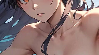 Pumpkin Glow & Blue Hair Solo Mug Seduction