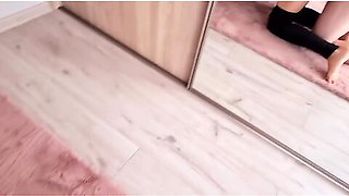 Condom Sex With My Tight Skinny Wife, Cum In Condom