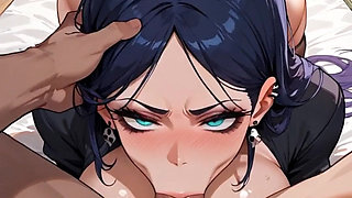 Anime Ai My Ex-girlfriend Invites Me to Her House to Give Me a Deep Throat