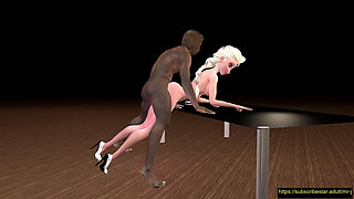 Elsa Wants to Feel a Frozen Doggy Position