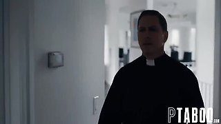 Naughty Priest Seduces Innocent Teen Gia Derza Into Losing Her Anal Virginity