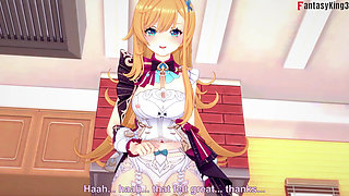 Escoffier POV Blowjob and Sex on the Kitchen - Genshin Impact