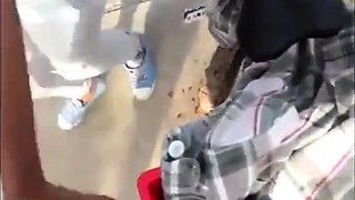 Outdoor Amateur Facial on Bike Trail