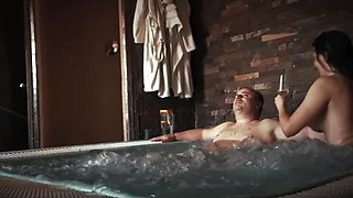Horny MILF DedeDeville Fucked Hard by Stranger in Jacuzzi - Big Tits Amateur Sex