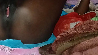 Desi Wife's Pussy Was Torn Apart at Night with Her Legs up and Blue Panties Aside - Payal Wali Tight Pussy Hindi Audio