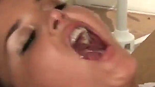 Threesome sex party with Elle Brooks and Cindy Behr two slutty MILFs with shaved pussies fuck frantically for pleasure