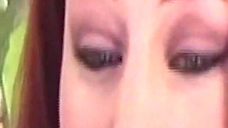 Horny Redhead Frankie Deepthroats His Big Black Cock and Gets Her Tight Pussy Hardcore Fucked