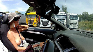 Titty Tuesday Blindfold Truck Stop Fun