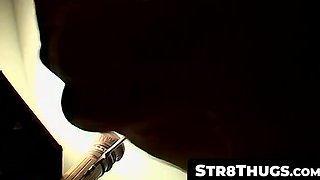 Str8Thugs.com - Amateur guy Potter's vigorous solo cock stroking and cum blasting scene