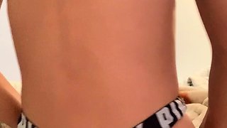 Hot Japanese Teen Removes Her Bra And Masturbates