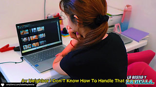 18 Year Old Neighbor!!! Comes Into My Room to Get Her Pussy Fucked Hard and Cum All Over Her Face!