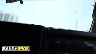 Bangbros - daya dare the handsome engineer takes the bus rail of her life and swallows ace’s explosion