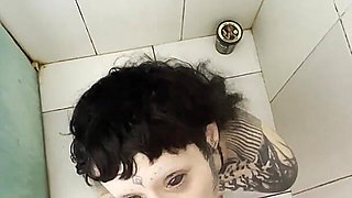 Tattooed Slut Never Stops Halfway Every Drop, Every Time, All the Piss