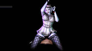 The Eternal Goddess of Virtual Temptation - 3D Animation Hentai