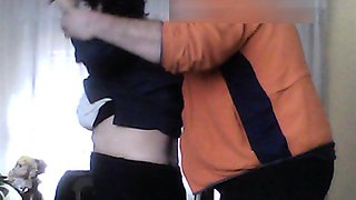 My mother-in-law loves it when I touch her tits 2