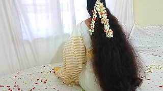 First Night Sex Story Of Newly Married Couples. Wife Sex With Husband With Passionate Love Enjoying