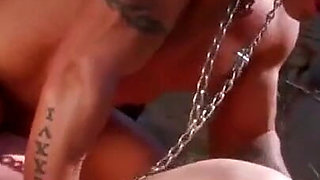 Tattooed big ass chick loves deepthroat and anal fuck